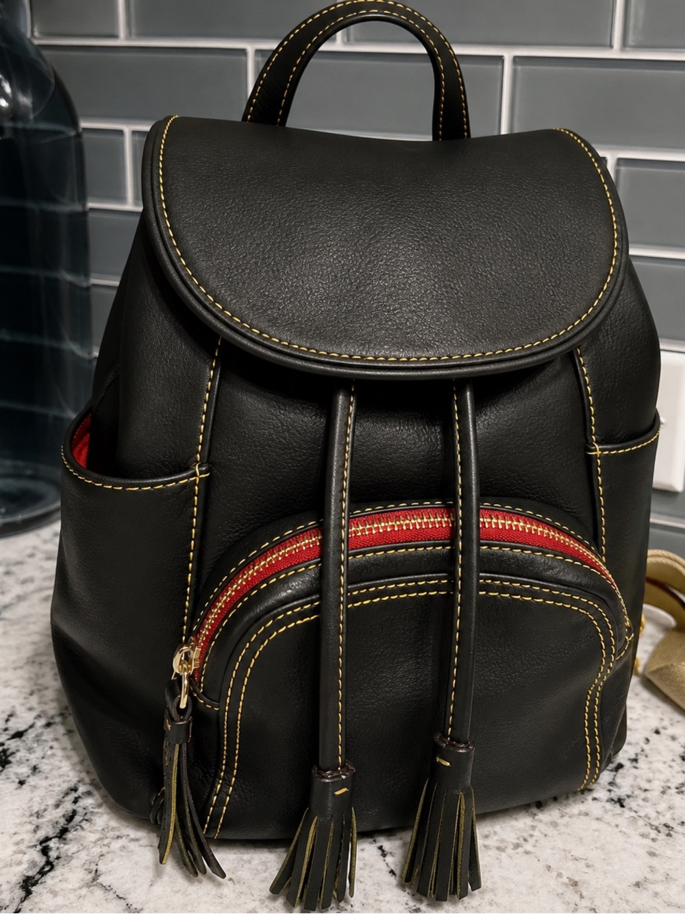 Leather Backpack - Picture 3 of 13
